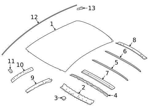 Roof, used, Nissan Altima