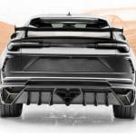Rear Bumper+Rear Diffuser For Lamborghini URUS